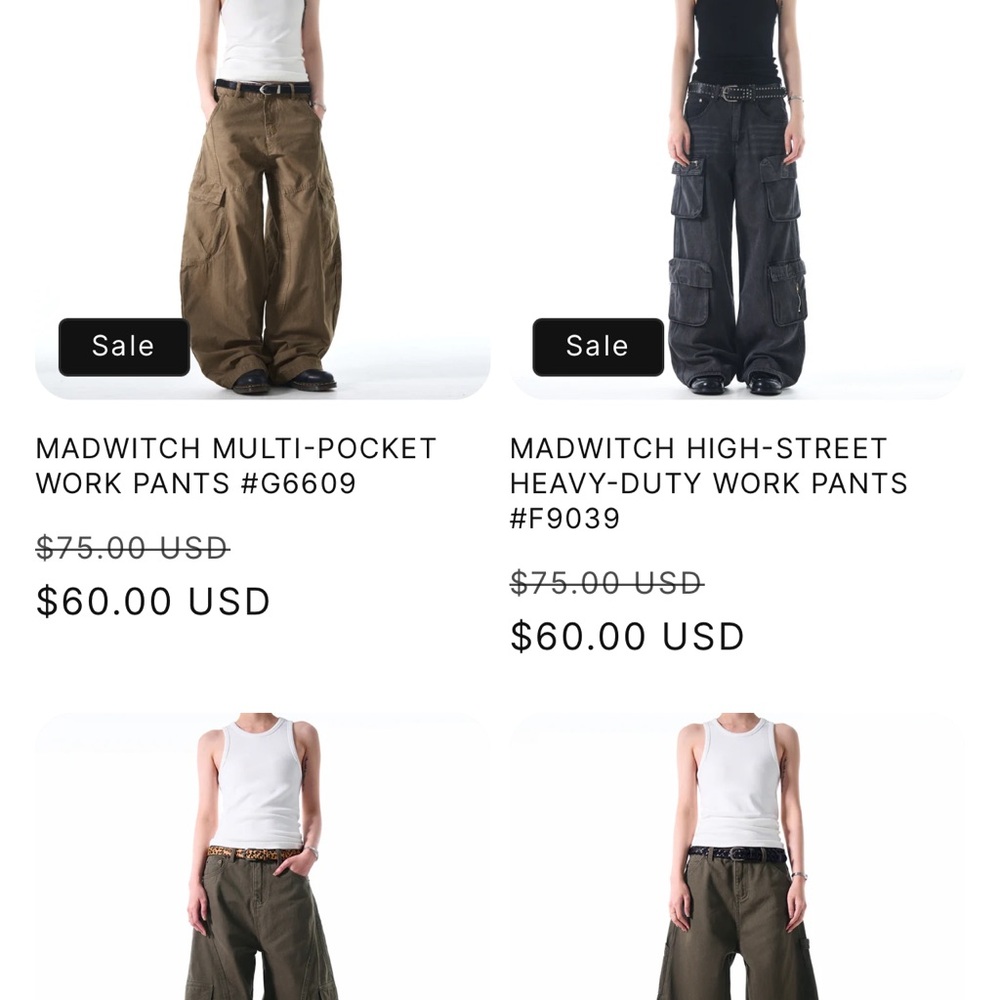 Gray Cargo Pants